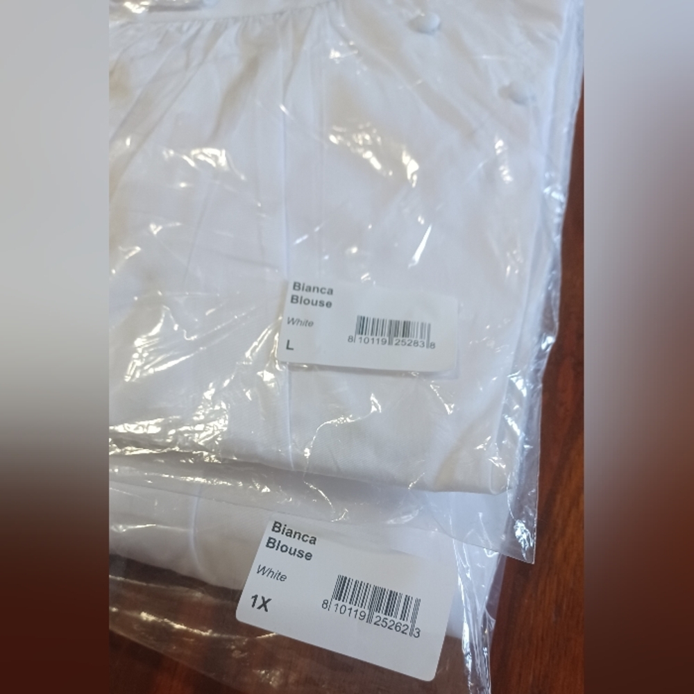 HARSHMAN White Women's Top Bianca Blouse - Picture 11 of 13